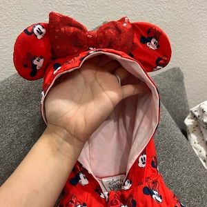 Disney baby Minnie jacket with bow and ears